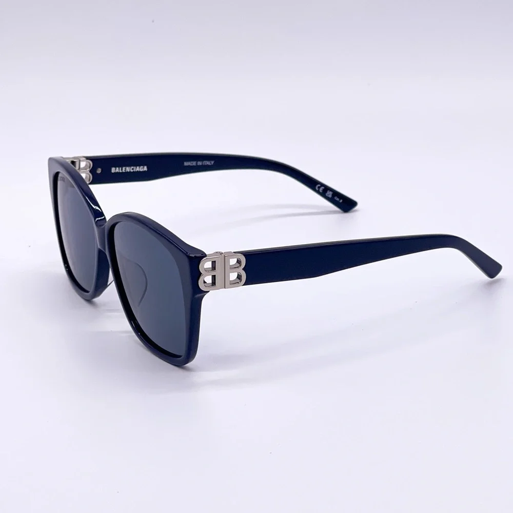 NEW BB0135SA 004 WOMEN BLUE BALENCIAGA SUNGLASSES BB0135S